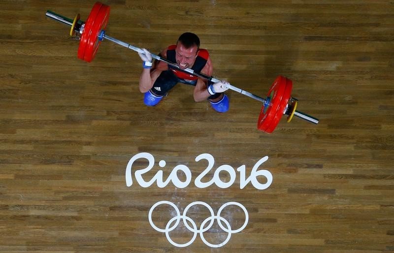 © Reuters. Weightlifting - Men's 56kg