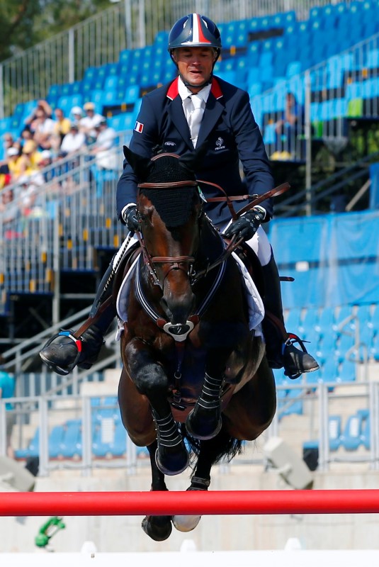 © Reuters. Equestrian - Eventing Team Jumping Final