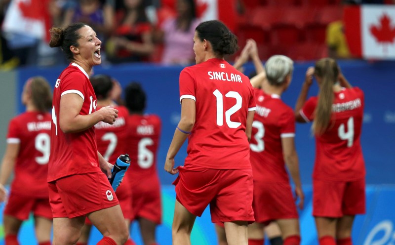 © Reuters. Football - Women's First Round - Group F Germany v Canada