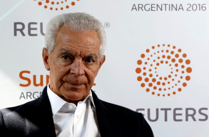 © Reuters. Costantini speaks during an interview in Buenos Aires