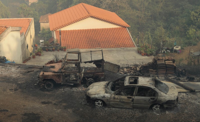 © Reuters. GRAVES INCENDIES DE FORÊT AU PORTUGAL