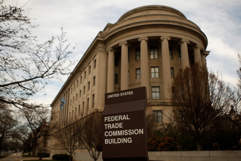 © Reuters. The Federal Trade Commission building is seen in Washington