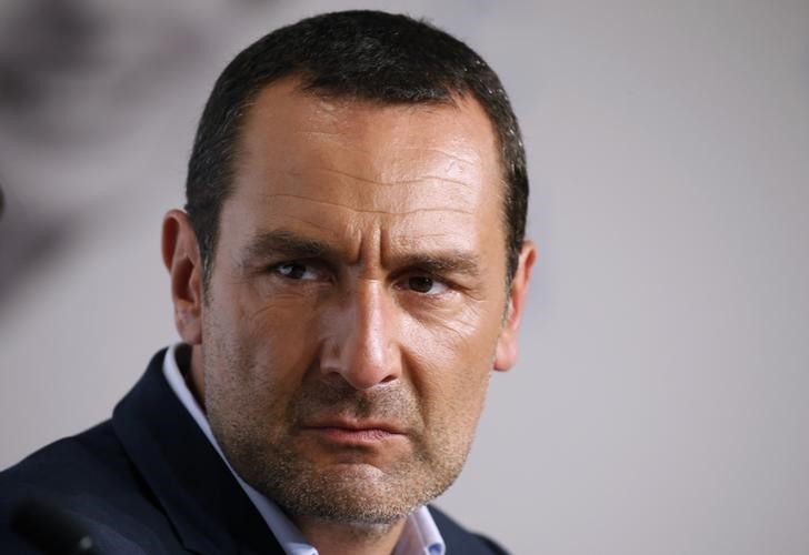 © Reuters. Ator Gilles Lellouche em coletiva de imprensa em Cannes, França