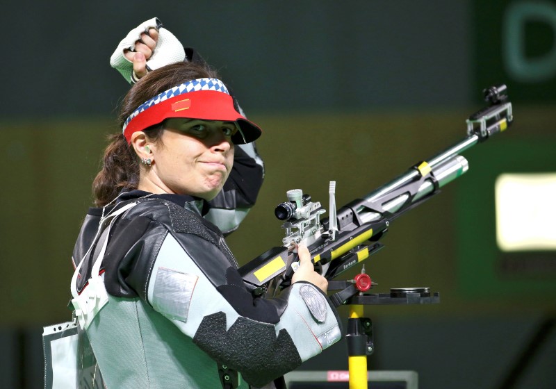 © Reuters. 2016 Rio Olympics - Shooting - Final - Women's 10m Air Rifle Finals