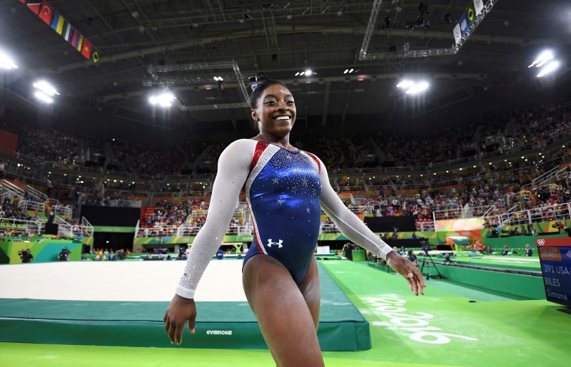 © Reuters. 2016 Rio Olympics - Artistic Gymnastics - Women's Individual All-Around Final