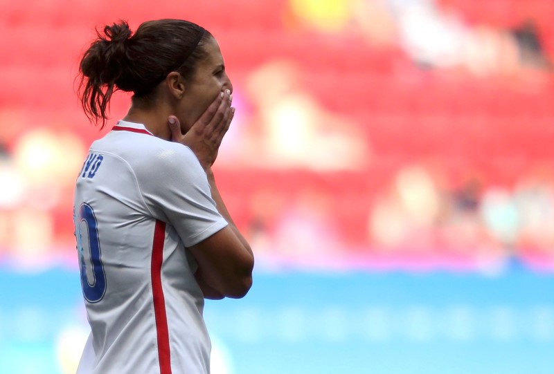 © Reuters. Football - Women's Tournament Quarterfinal USA v Sweden