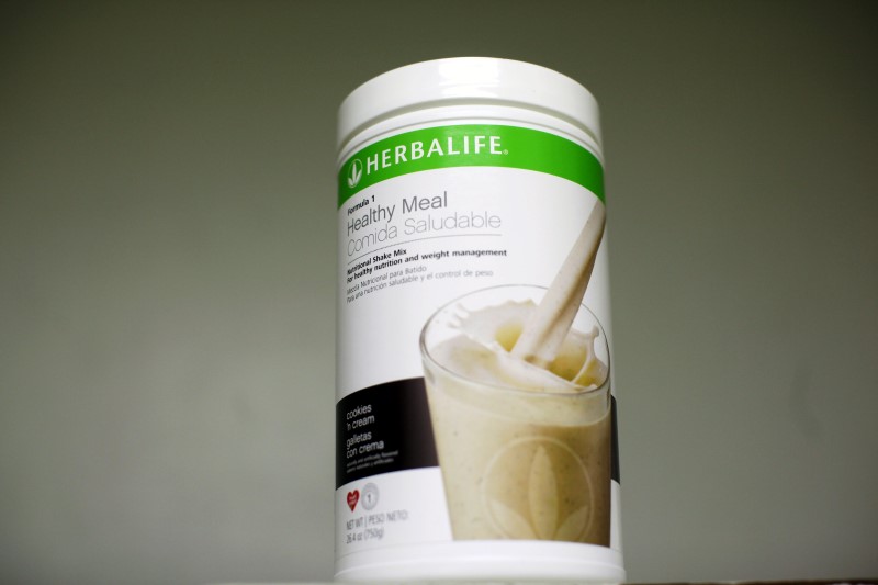 © Reuters. An Herbalife product is seen at a clinic in the Mission District in San Francisco