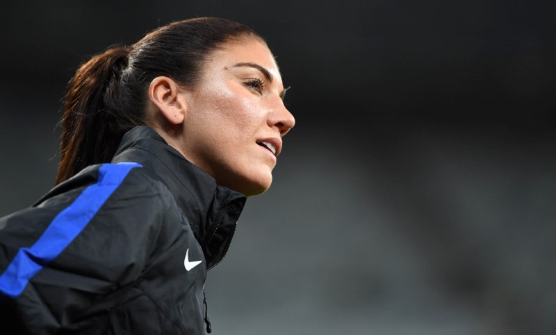 © Reuters. Olympics: Football-Women's Team-1st Round Group G-United States (USA) vs New Zealand (NZL)