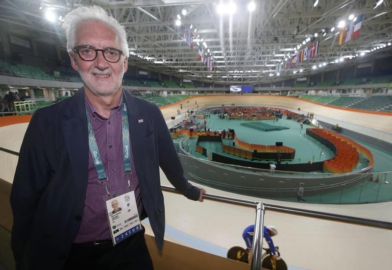 © Reuters. Cycling Track - Team training