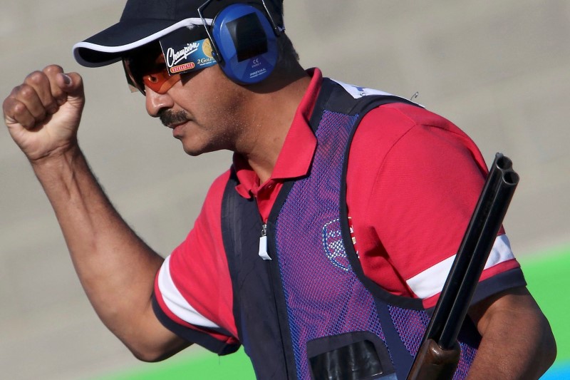 © Reuters. 2016 Rio Olympics - Shooting - Final - Men's Skeet Finals