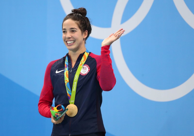 © Reuters. Olympics: Swimming-Evening Session