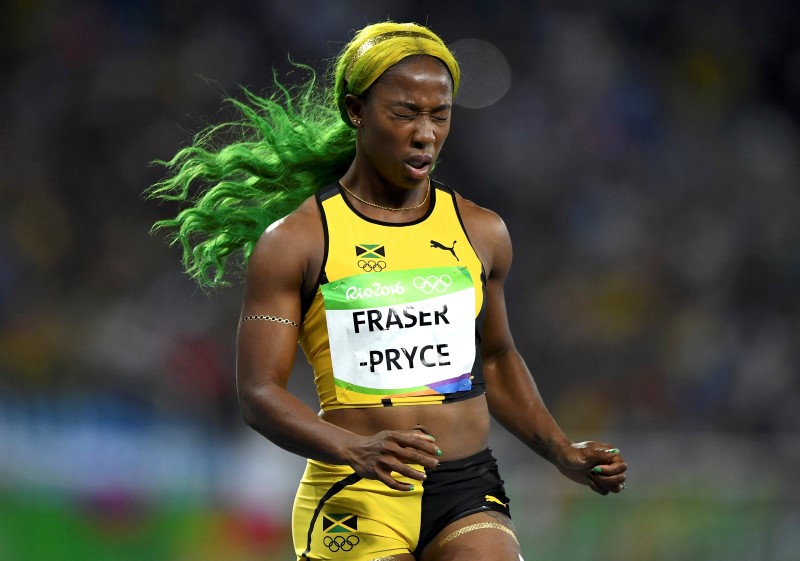 © Reuters. Athletics - Women's 100m Semifinals