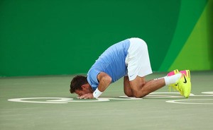 © Reuters. Nadal pierde en semifinales olímpicas contra Del Potro, que jugará la final con Murray