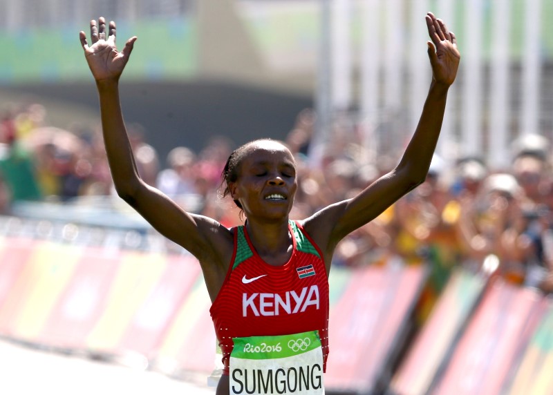 © Reuters. Athletics - Women's Marathon