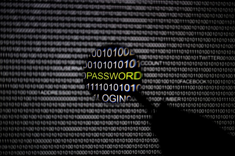 © Reuters. File photo of a magnifying glass held in front of a computer screen in this picture illustration taken in Berlin