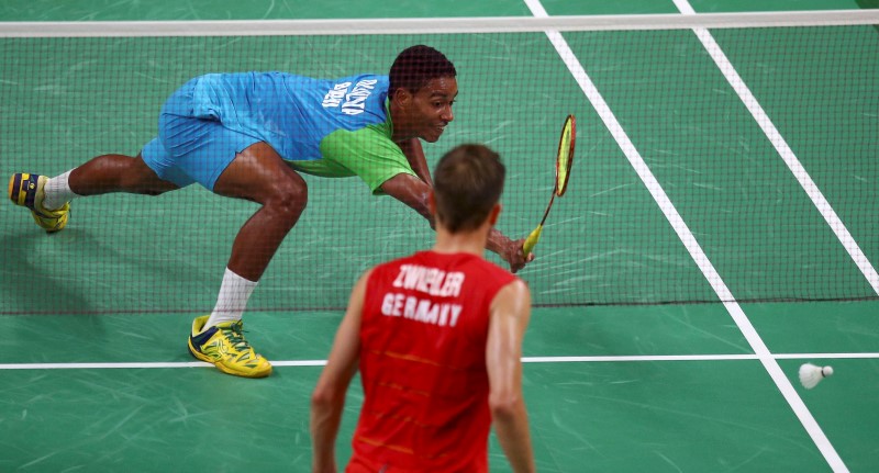 © Reuters. Badminton - Men's Singles Group Play