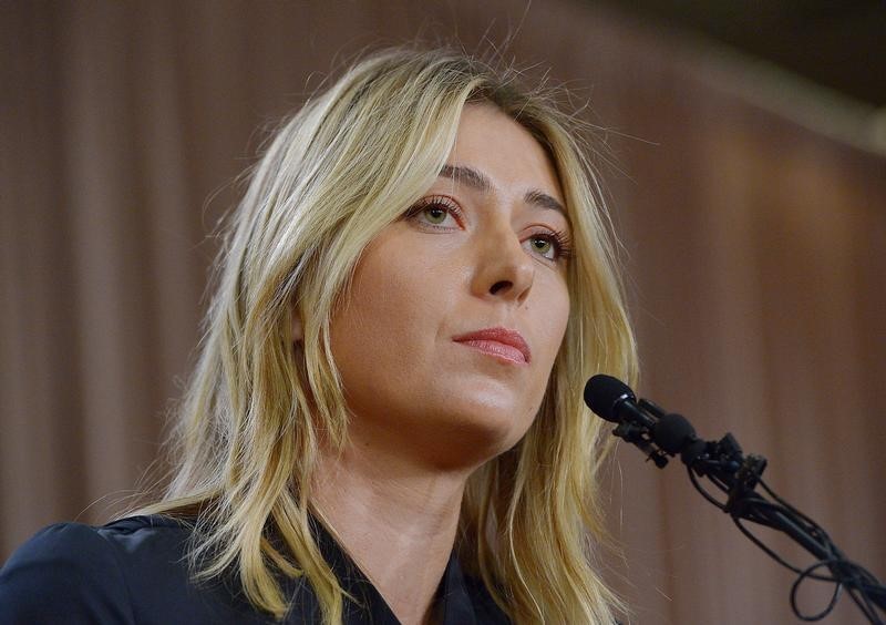 © Reuters. Tennis: Maria Sharapova-Press Conference