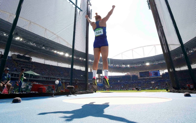 © Reuters. Athletics - Women's Discus Throw Final