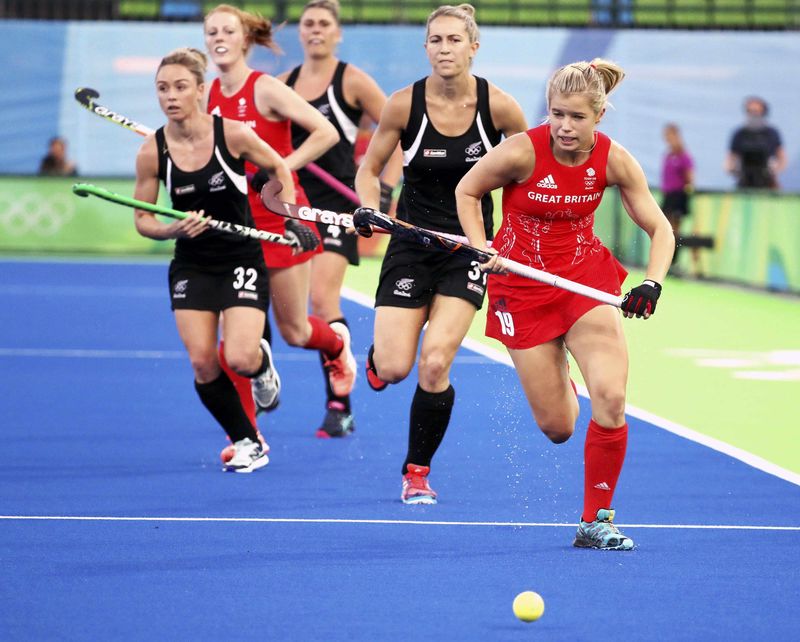 © Reuters. Hockey - Women's Semifinal Match New Zealand v Britain