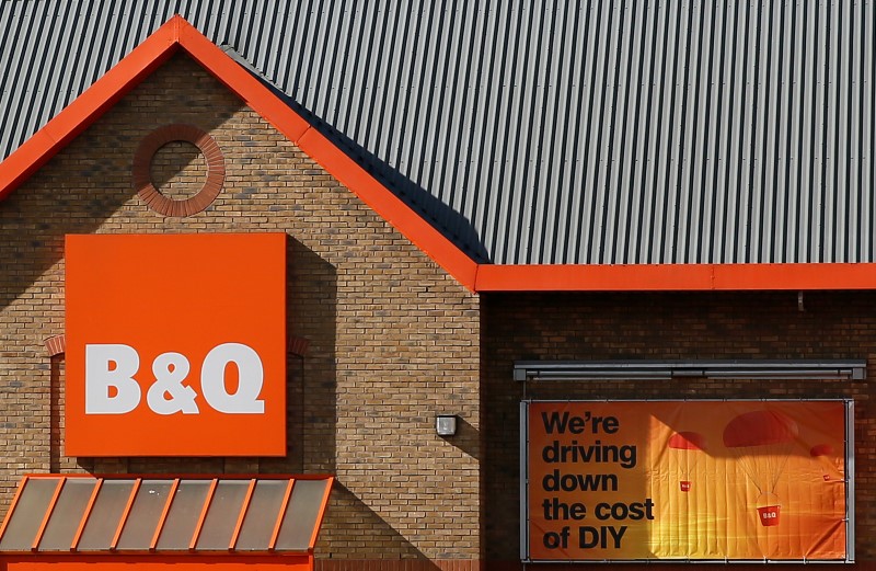 © Reuters. File photo of a B&Q store in London
