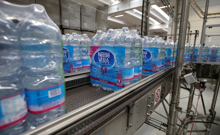 © Reuters. The Nestle Vera water smart factory is seen in Castrocielo