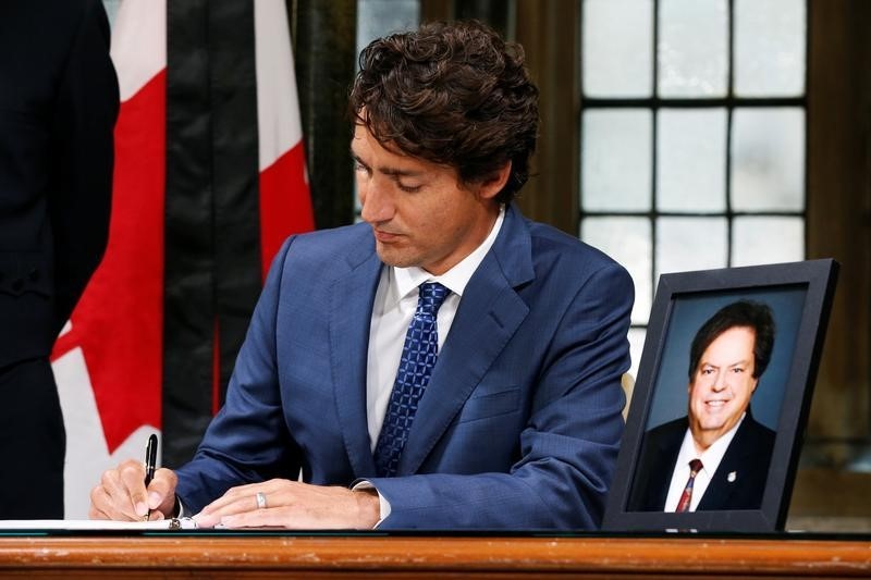 © Reuters. رئيس وزراء كندا يسعى لتقوية العلاقات مع الصين بزيارة رسمية