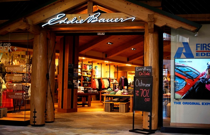 © Reuters. Eddie Bauer store is seen in Broomfield