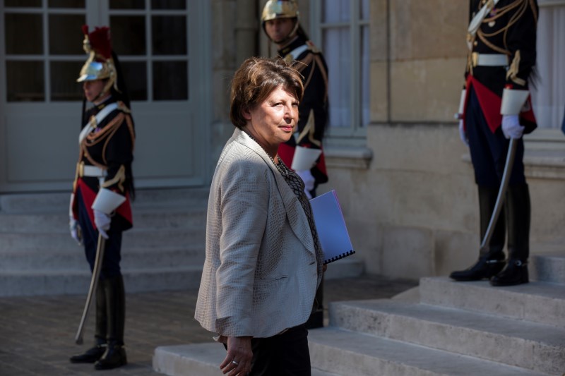 © Reuters. MARTINE AUBRY N'EST PAS CANDIDATE À LA PRIMAIRE SOCIALISTE