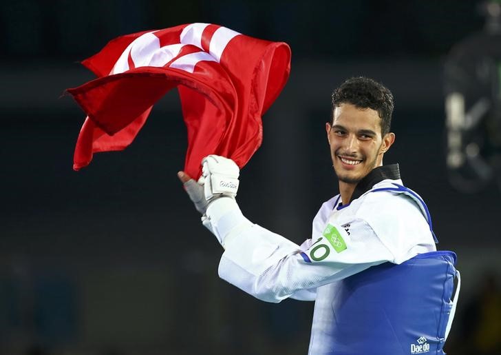 © Reuters. الوسلاتي يهدي تونس برونزية ثالثة في أولمبياد ريو