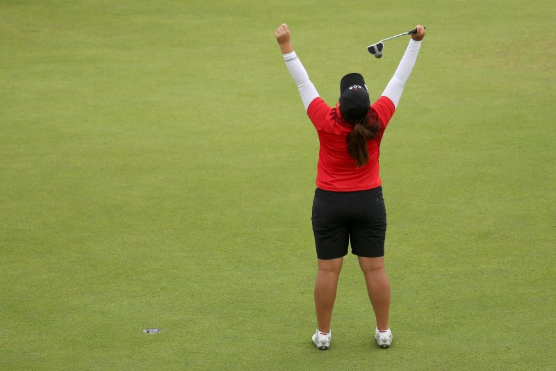 © Reuters. Golf - Women's Individual Stroke Play