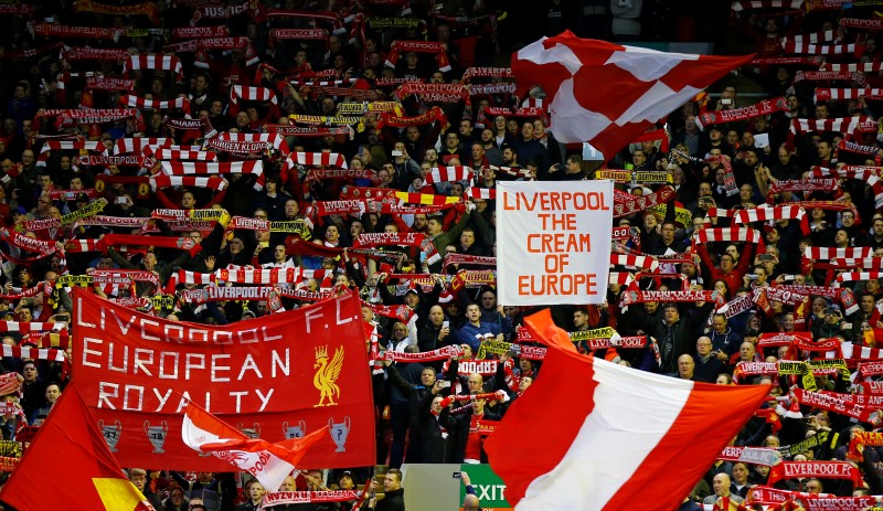 © Reuters. Liverpool v Borussia Dortmund - UEFA Europa League Quarter Final Second Leg