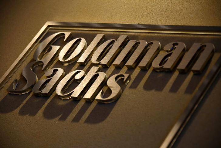 © Reuters. Логотип Goldman Sachs в офисе в Сиднее