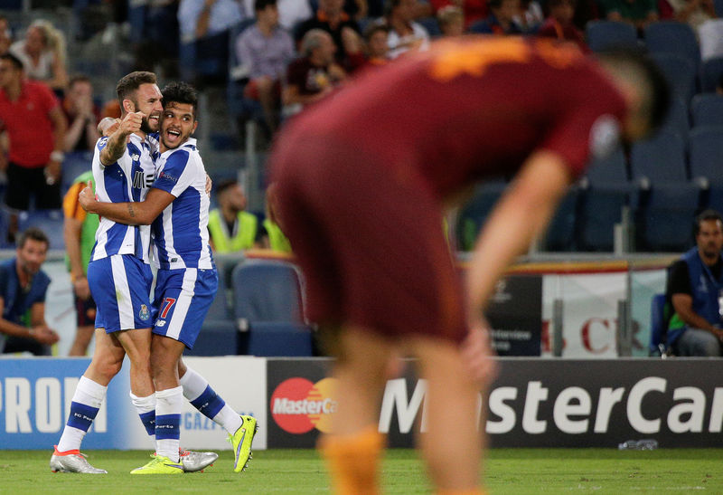 © Reuters. AS Roma V FC Porto - UEFA Champions League Qualifying Play-Off Second Legs