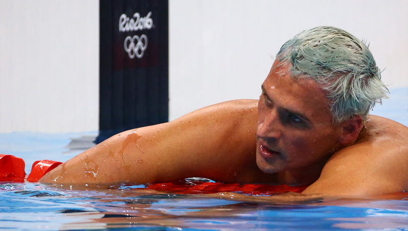 © Reuters. Ryan Lochte durante a Rio 2016