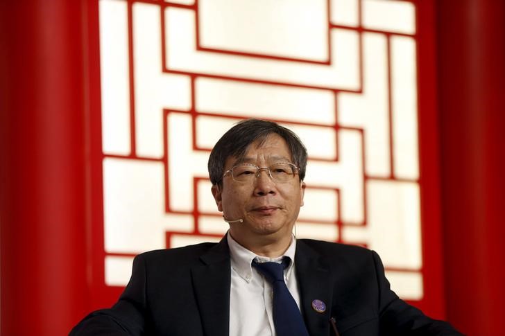 © Reuters. People's Bank of China Deputy Governor Yi Gang attends a conference during the 2016 IIF G20 Conference at the financial district of Pudong in Shanghai,