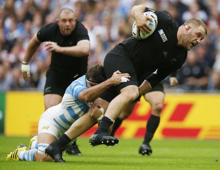 © Reuters. New Zealand v Argentina - IRB Rugby World Cup 2015 Pool C