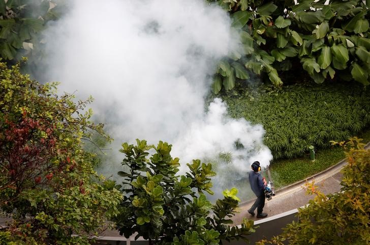 © Reuters. Singapur confirma 41 casos de Zika de transmisión local