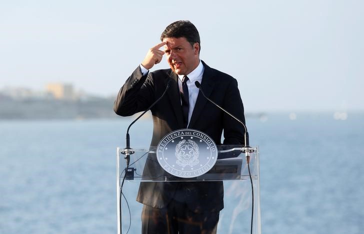 © Reuters. Renzi anuncia plan nacional para fortalecer seguridad de Italia ante terremotos