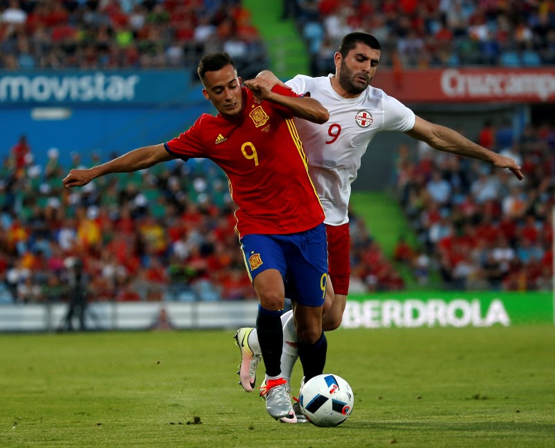 © Reuters. Football Soccer - Spain v Georgia- International Friendly-