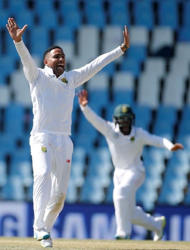 © Reuters. Cricket - New Zealand v South Africa - second cricket test match