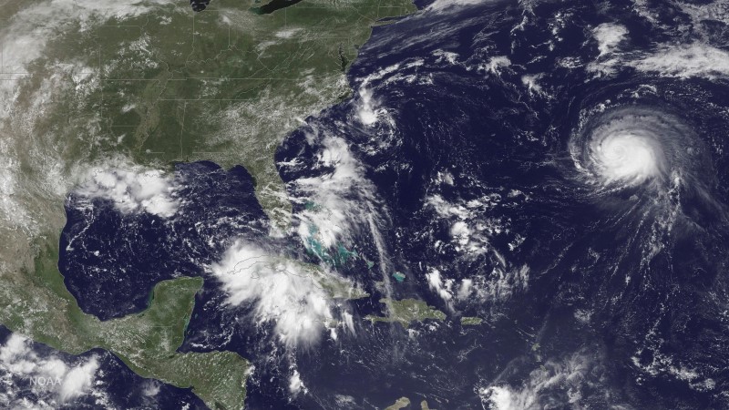 © Reuters. Imagem de divulgação de satélite mostrando Oceano Atlântico