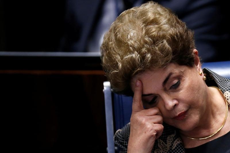 © Reuters. La ex presidente del Brasile Dilma Rousseff