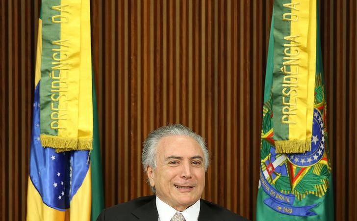 © Reuters. Presidente Michel Temer participa de reunião ministerial no Palácio do Planalto em Brasília