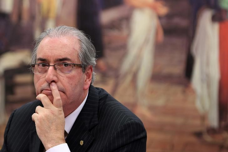 © Reuters. Deputado Eduardo Cunha durante sessão da Comissão de Constituição e Justiça da Câmara