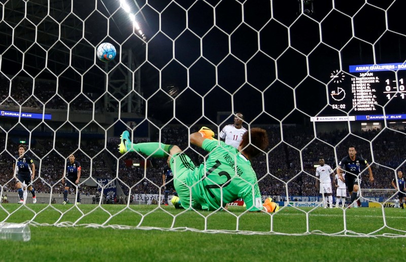 © Reuters. Japan v UAE - World Cup 2018 Qualifier