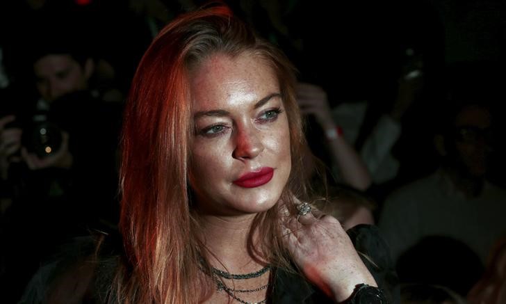 © Reuters. Lindsay Lohan na Fashion Week em Londres