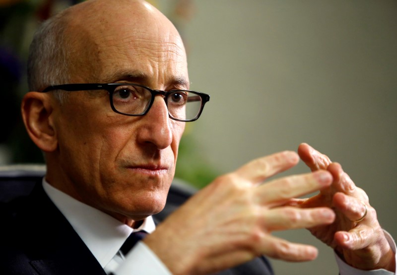 © Reuters. CFTC Chair Massad is interviewed at Reuters Financial Regulation Summit in Washington