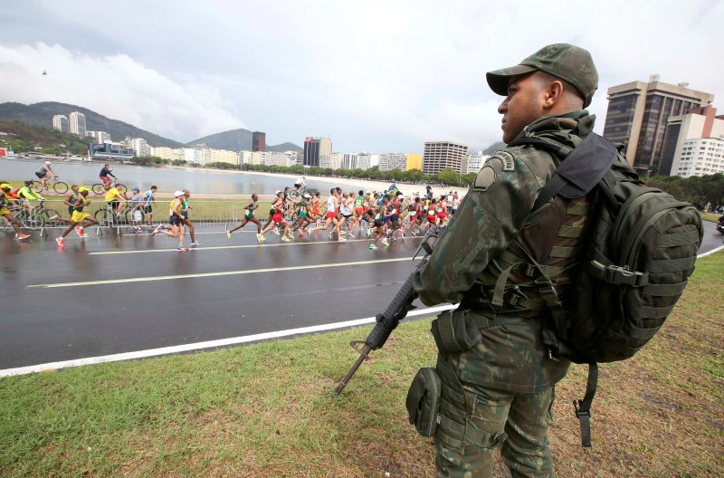 © Reuters. Athletics - Men's Marathon