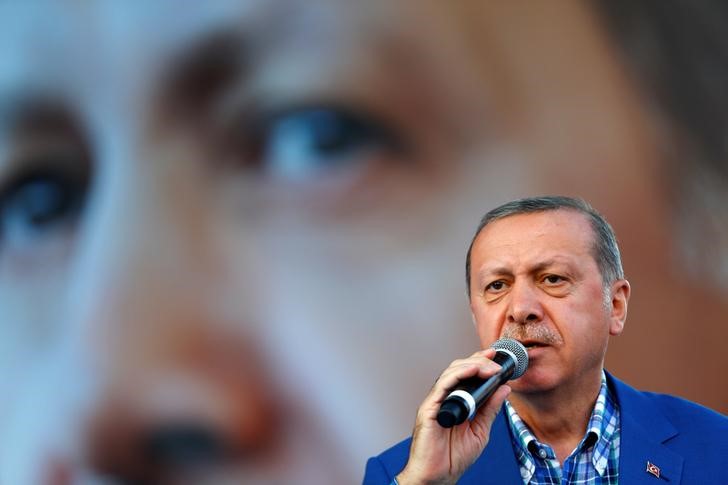 © Reuters. إردوغان: تركيا طهرت منطقة بشمال سوريا من المتشددين والمسلحين الأكراد