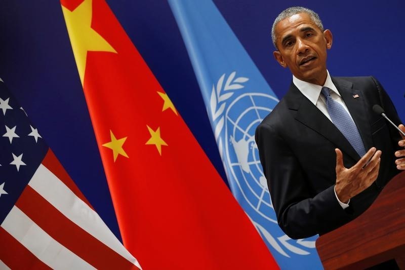 © Reuters. أوباما يقول إنه مازالت توجد خلافات خطيرة مع روسيا بشأن سوريا